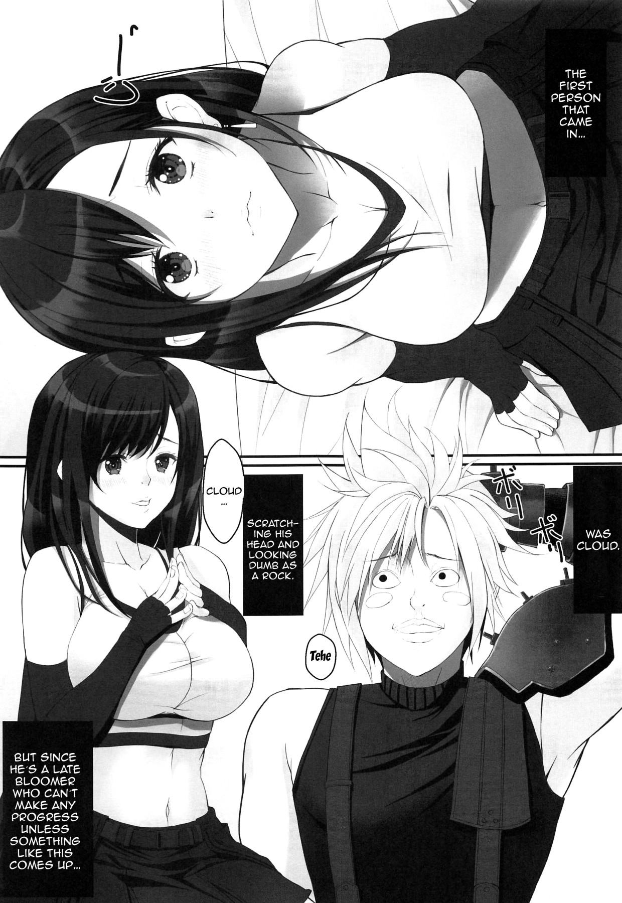 Hentai Manga Comic-Tifa's 100 Gil Service-Read-4